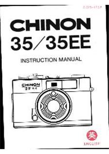 Chinon 35 EE manual. Camera Instructions.